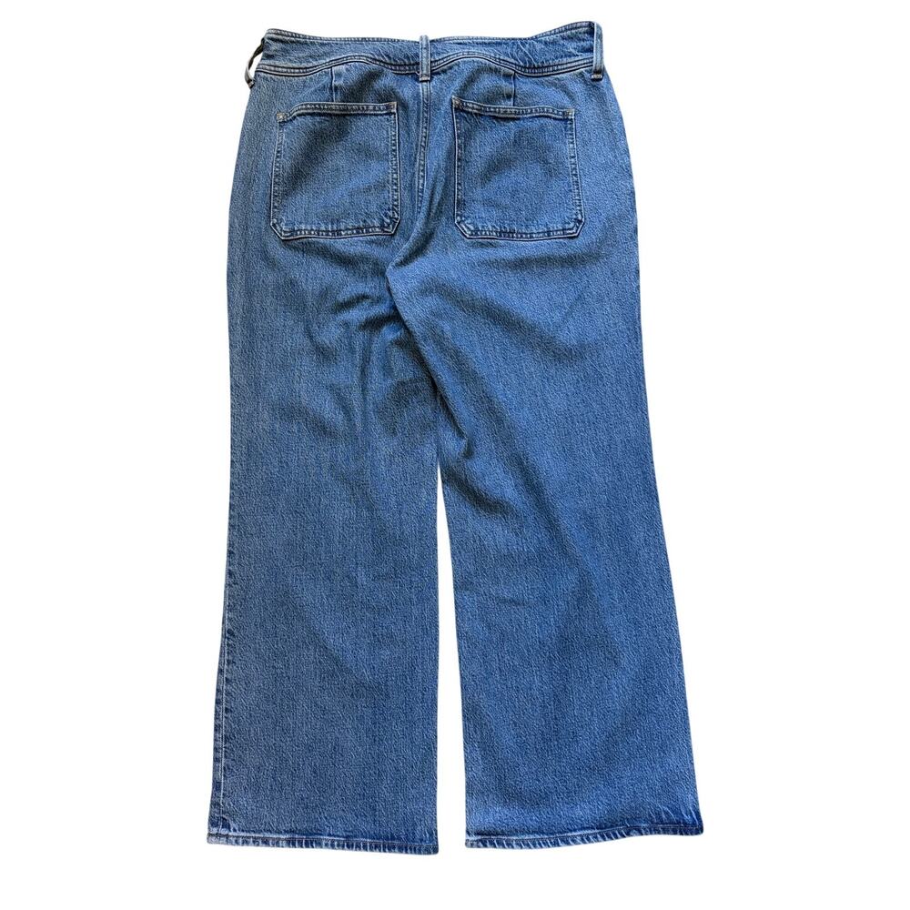 J Crew Slim-Wide Jean With Stacked Buttons Size 30 Ankle High-rise - Picture 4 of 11
